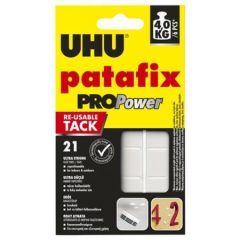 Lepicí guma Patafix Pro Power, bílá, 21 ks/balení, UHU 18183