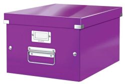 Leitz  Univerzální krabice Click&Store, fialová, A4, LEITZ