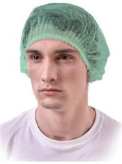 Zdravotní síťka na vlasy, zelená ,balení 100 ks