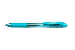 Pentel  Gelové pero EnerGelX BL107, tyrkysová, 0,35 mm, stiskací mechanismus, PENTEL BL107-S3X