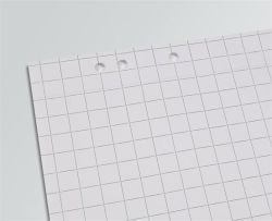 Flipchartový papír, čtverečkovaný, 68x98 cm, 5x20 listů, SIGEL ,balení 100 ks