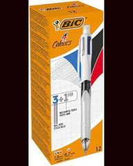 Kuličkové pero a mechanická tužka 2v1 4 colours, BIC 942104