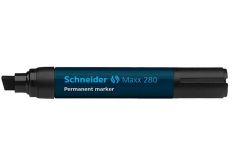 SCHNEIDER  Permanentní popisovač Maxx 280, černá, 4-12mm, klínový hrot, SCHNEIDER