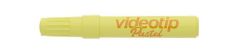 Zvýrazňovač Videotip, pastelová žlutá, 1-4 mm, ICO