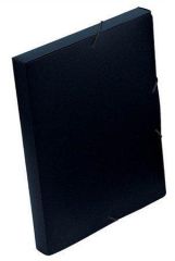 Viquel  Desky s gumičkou Coolbox, černé, PP, 30 mm, A4, VIQUEL