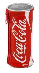 Penál Coca-Cola, červená, se zipem, VIQUEL