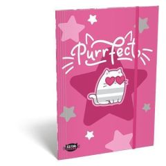 Desky s gumičkou Kit tok Stars Purrfect, karton, A5, LIZZYSULI 7460149001