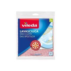 VILEDA  Hadřík na mytí nádobí, 50% mikrovláken, 3 ks, VILEDA F17302 ,balení 3 ks