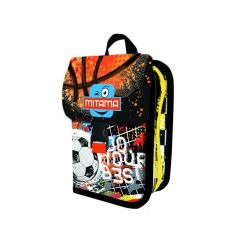 Penál plný 4Zip, basketbal/fotbal, MITAMA 64852