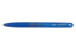PILOT  Kuličkové pero Super Grip G, modrá, stiskací mechanismus, 0,22 mm, PILOT
