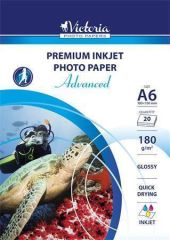 Fotografický papír Advanced, do inkoustové tiskárny, lesklý, 10 x 15 cm, 180 g, 20 ks / balení, VI ,balení 20 ks