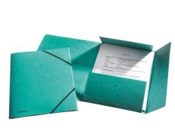 ESSELTE  Prešpánové desky na spisy, Rainbow, zelená, A4, 15 mm, prešpánový karton, ESSELTE