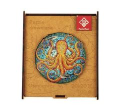 Puzzle Octopus, dřevěné, A4, 90 ks, PANTA PLAST 0422-0004-08