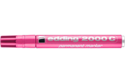 EDDING  Permanentní popisovač 2000, růžová, 1,5-3 mm, kuželový hrot, EDDING 7580107007