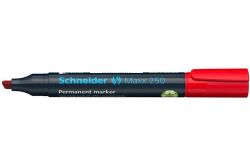 SCHNEIDER  Permanentní popisovač Maxx 250, červená, 2-7mm, klínový hrot, SCHNEIDER