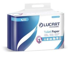 LUCART  Toaletní papír Cash and Carry Strong 3.24, bílá, 3-vrstvý, 24 rolí, malá role, LUCART 811C78 ,balení 24 ks