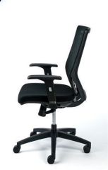 MAYAH  Manažerská židle Superstar, textilní, černá, černá základna, MaYAH