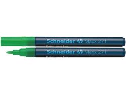 Permanentní lakový popisovač Maxx 271, zelená, 1-2mm, SCHNEIDER
