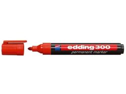 Permanentní popisovač 300, červená, 1,5-3mm, kuželový hrot, EDDING