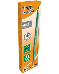 BIC  Grafitová tužka Evolution Original, HB, šestihranná, s gumou, BIC 8803323