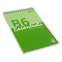 Spirálový blok Unipad Essentials Shorthand, mix, B6, linkovaný, 80 listů, PUKKA PAD ESS-SHB6AST
