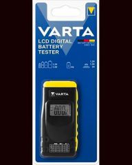 Tester baterií, LCD displej, VARTA