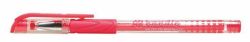 Gelové pero Handle, červená, 0,2mm, s uzávěrem, FLEXOFFICE ,balení 12 ks