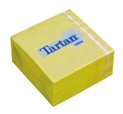 Tartan  Samolepicí bloček, žlutá, 76 x 76 mm, 400 listů ,TARTAN 7100172406 ,balení 400 ks