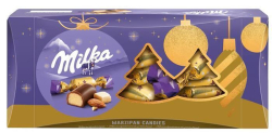MILKA  Vánoční salonky, marcipán, 255 g, MILKA