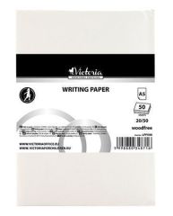 VICTORIA  Papír na psaní, A5, 20/50, VICTORIA ,balení 50 ks