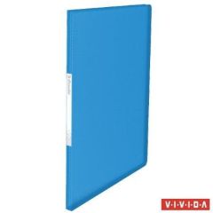 ESSELTE  Katalogová kniha Vivida, měkká, modrá, A4, 40 kapes, ESSELTE