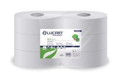LUCART  Toaletní papír Eco, bílý, 170 m, průměr 23 cm, 2 vrstvý, LUCART  ,balení 6 ks