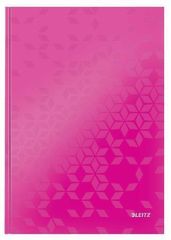 WOW Leitz  Zápisník Wow, růžová, čtverečkovaný, A4, 80 listů, lesklá, LEITZ