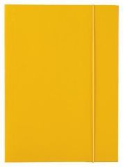 Desky s gumičkou Economy, 15 mm, karton, A4, žlutá, ESSELTE
