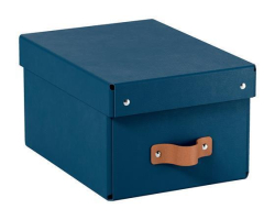 Leitz  Úložný box Puro, oceánově modrá, velikost S, 2 ks/balení, LEITZ 61470068 ,balení 2 ks