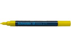 SCHNEIDER  Permanentní lakový popisovač Maxx 271, žlutá, 1-2mm, SCHNEIDER