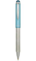46616 Kuličkové pero Telescopic Metal Stylus, modrá, 0,24 mm, teleskopické, kovové, světle modré t