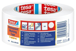 Značkovací páska na podlahy Professional Premium 4169, bílá, 50 mm x 33 m, TESA 04169-00056-94