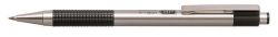 ZEBRA  EF301BK Kuličkové pero F 301, modrá, 0,24 mm, černé tělo z nerezové oceli, ZEBRA