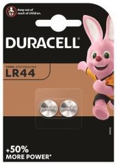 Duracell  Knoflíková baterie, LR44, 2 ks, DURACELL 10PP040020 ,balení 2 ks