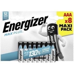Baterie Max Plus, AAA, 8 ks, ENERGIZER 7638900437522 ,balení 8 ks