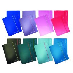 Desky s gumičkou Color Touch, fialová, MITAMA 62030-90276
