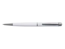 Kuličkové pero s bílými krystaly Lily Pen-MADE WITH SWAROVSKI ELEMENTS, bílá, 13 cm,
