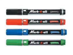 Permanentní popisovač Mark-4-all, zelená, 1,5-2,5mm, kuželový hrot, STABILO