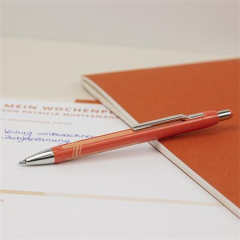 Kuličkové pero Epsilon XB, oranžová, 0,7 mm, stiskací mechanismus, SCHNEIDER 138606