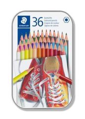 STAEDTLER  Pastelky, 36 různých barev, sada, šestihranné, STAEDTLER