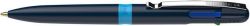 SCHNEIDER  Kuličkové pero Take 4, tmavě modré, 0,5 mm, stiskací mechanismus, 4-barevné, SCHNEIDER 138003