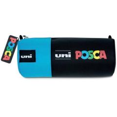 UNI  Penál Posca, modrá, kulatý, UNI 2UPCTOLLTARTOK