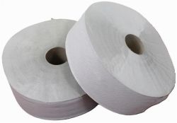Toaletní papír, přírodní, 1-vrstvý, 210 m, průměr 24 cm, 6 rolí, Kaczory 336 ,balení 6 ks