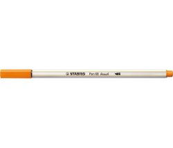 Štětcový fix Pen 68 brush, oranžová, STABILO